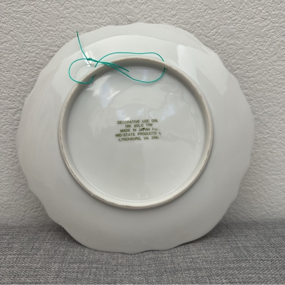 Vintage- Jesus Knocking at the door 18K Gold Trim Decorative Plate - Picture 3 of 3